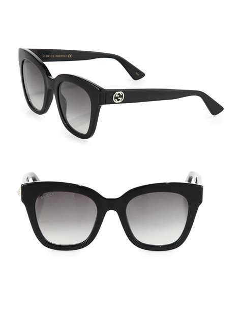 gucci 50mm cat eye sunglasses|Gucci cat eye glasses frames.